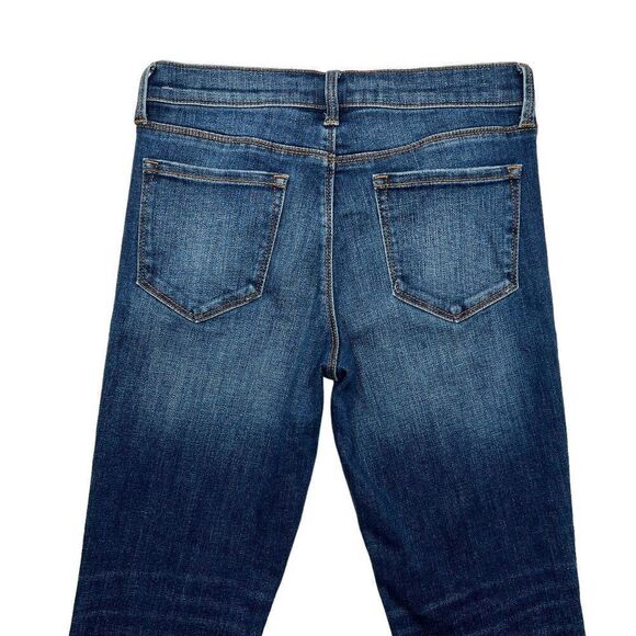 J Brand Women's Size 27 Dark Wash Open Hem Jeans - Picture 6 of 10